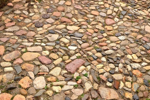 historic alley in the old town of Quedlinburg