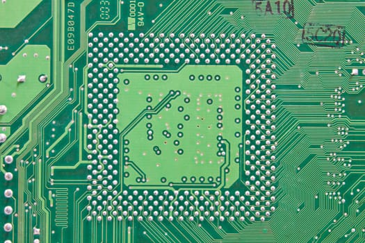 Abstract background with old computer circuit board