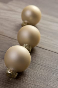 Christmas decoration on wooden background