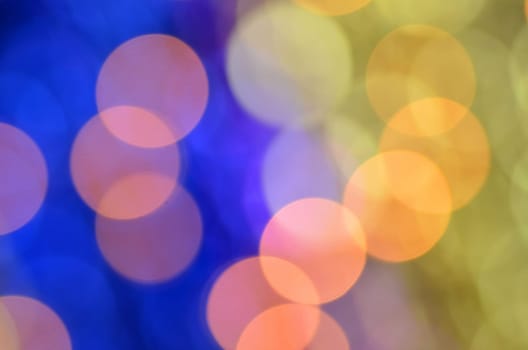 magical colored bokeh background