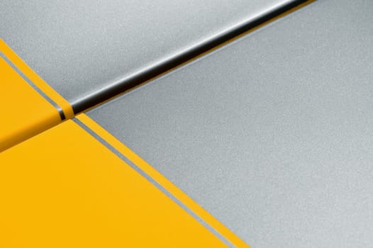 yellow and gray glittering vehicle panel background