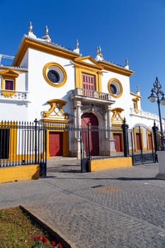View of Real Maestranza de Caballeria de Sevilla, in Seville, Spain