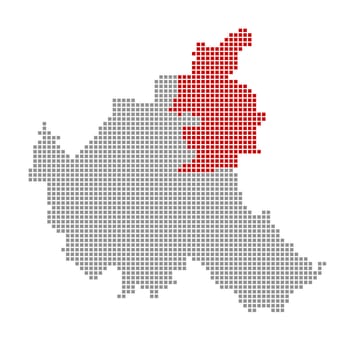 Map of Hamburg districts: Wandsbek
