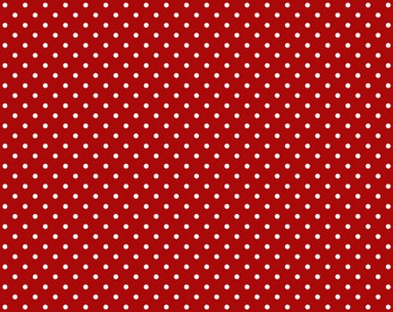 Red background with white dots