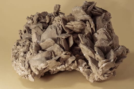 Desert rose catched in tunisian desert
