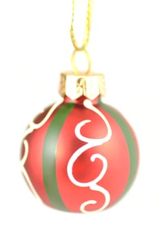 christmas ball isolated on white background