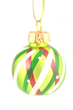 christmas ball isolated on white background