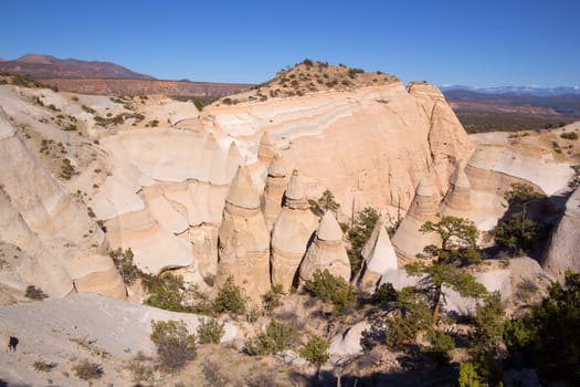 Landscape scenery picture taken during a hike through Tent Rock National Monument