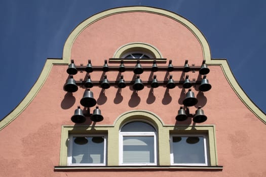House with carillon in Obernkirchen