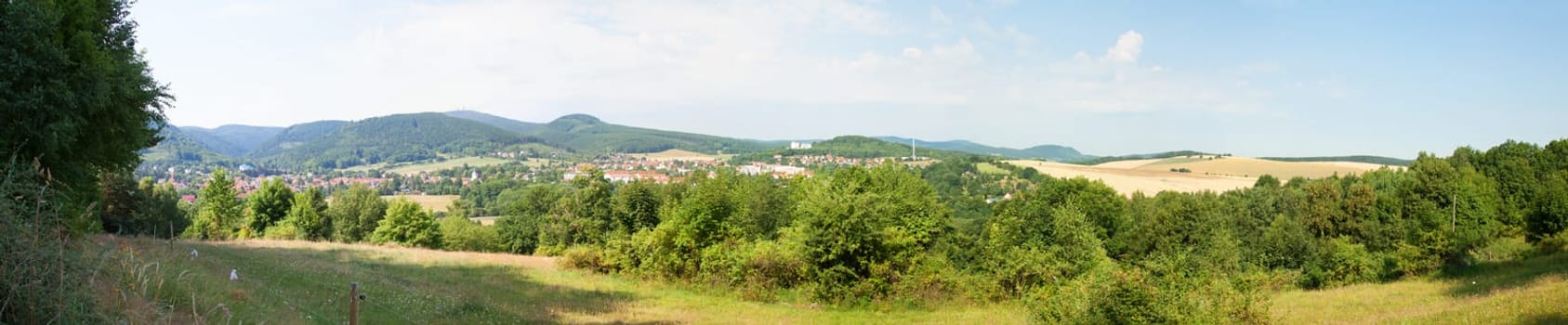 Panoramic view of Tabarz