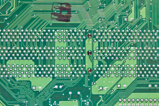 Abstract background with old computer circuit board