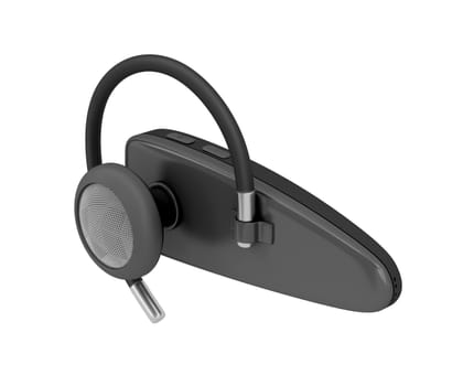 Bluetooth handsfree isolated on a white background
