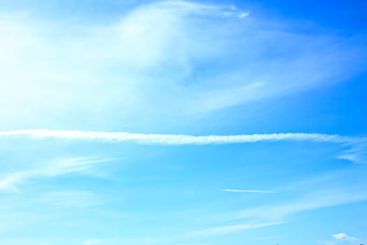 blue sky with white clouds. can be used as background
