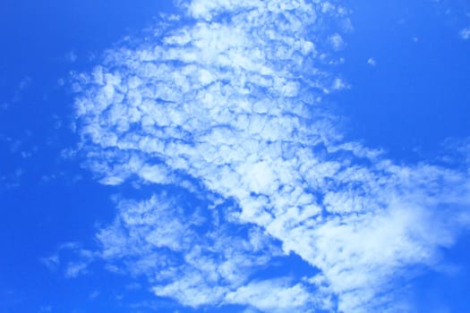 blue sky with white clouds. can be used as background