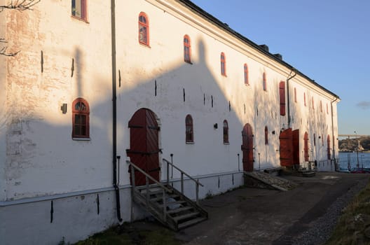 Gothenburg's first women's prison at the entrance to Gothenburg