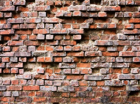 Image of the old damaged wall