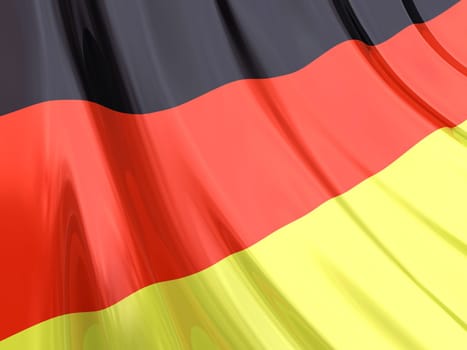 Glossy flag of Germany.