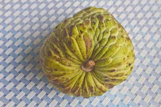 fresh fruit from Thailand, close up custard Apples