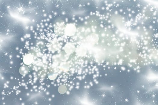 Abstract Christmas background of holiday lights