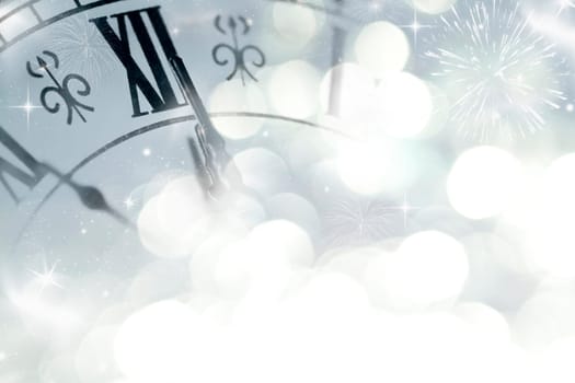 New Year's at midnight - New Year concept