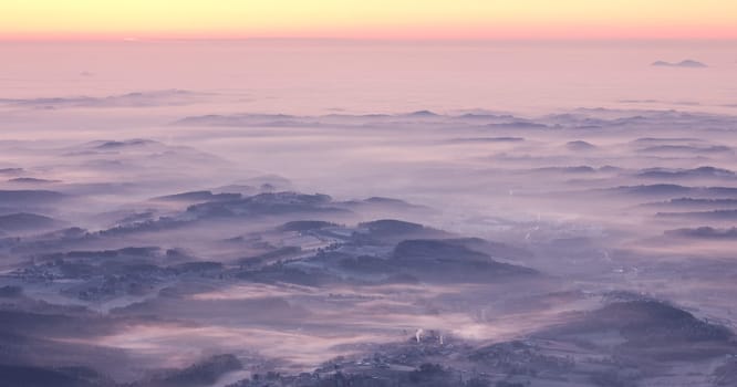 Sunrise on the mountain