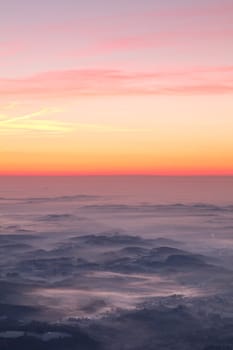 Sunrise on the mountain