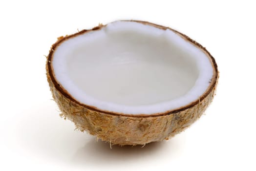 Coconut isolated on white