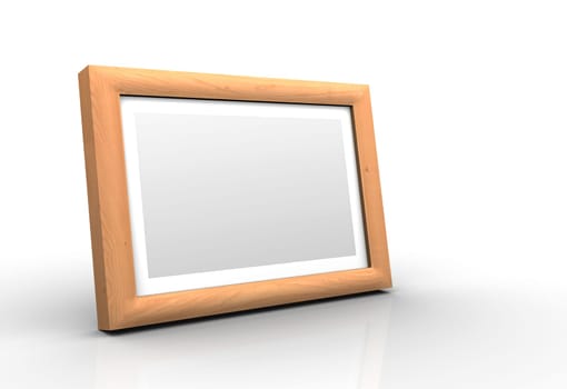 3D Wooden Photo Frame - Maple Norway Maple