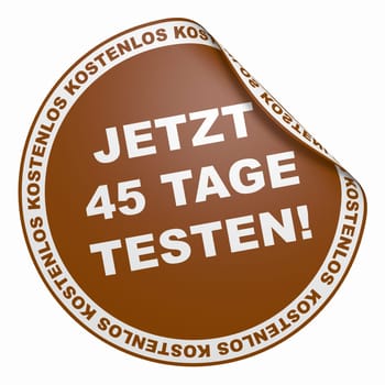 3D Sticker Light Brown - Test now for 45 days