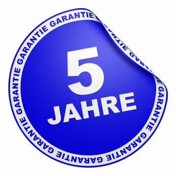 3D Sticker Dark Blue - 5 years warranty