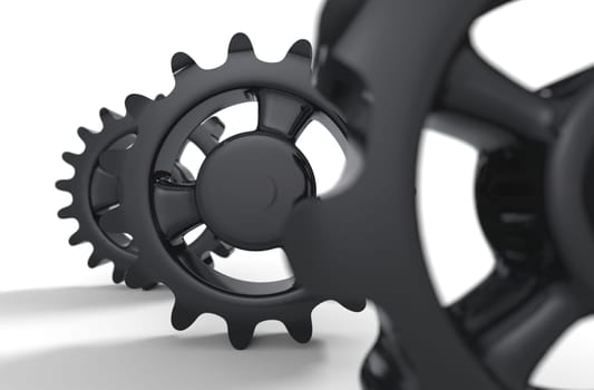 Black gears in series
