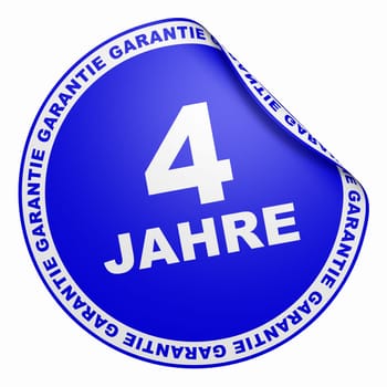 3D Sticker Dark Blue - 4 years warranty