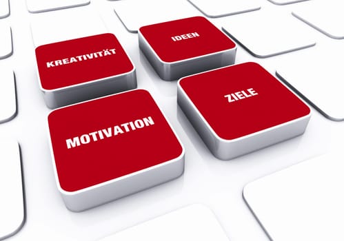 Pad Concept Red - Motivation Creativity Ideas Goals 6