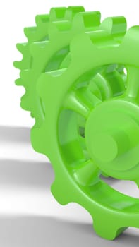 Green gears in series
