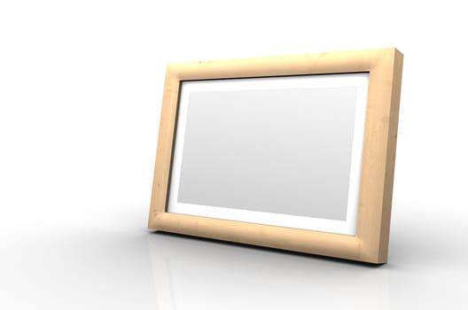 Wooden picture frame - apple birch