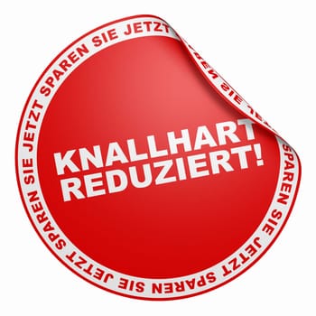 3D sticker red - Tough reduced!