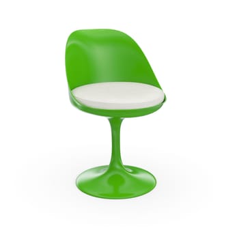 Futuristic Chair - Green White