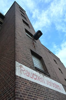 Smoking ban in an abandoned factory