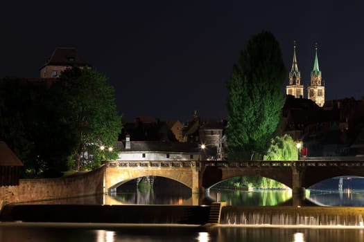 Maxbrücke,in the HG Lorenzkirche
