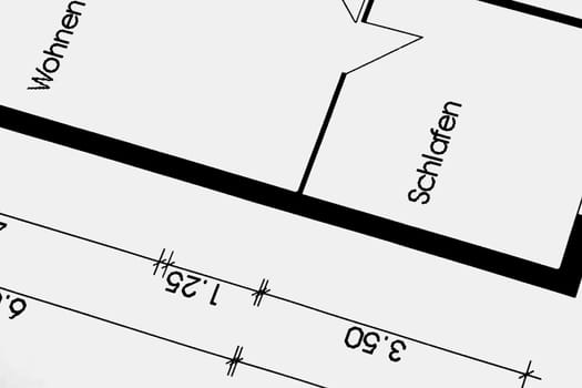 Floor plan of an apartment