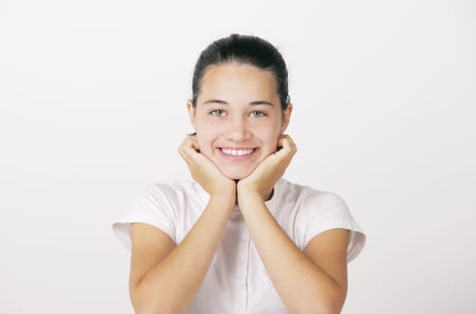 Portrait of smiling girl
