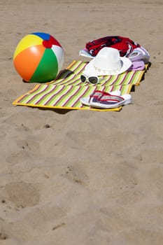 Beach holiday on the fine sandy beach