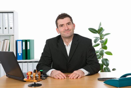 friendly businessman