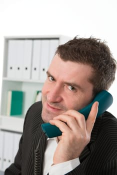 businessman on the phone