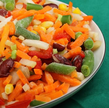 frozen vegetables to soups