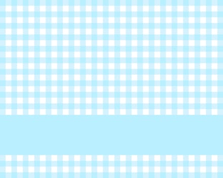 Light blue and white tablecloth with stripes in blue