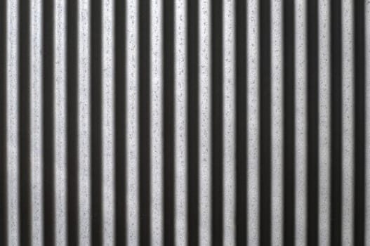 A close up shot of corugated iron