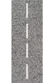 A close up shot of road markings