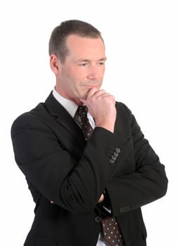 thoughtful businessman