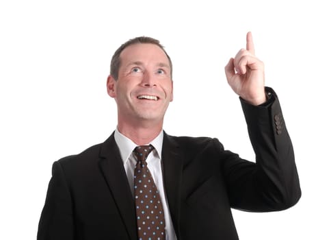 Businessman has an idea